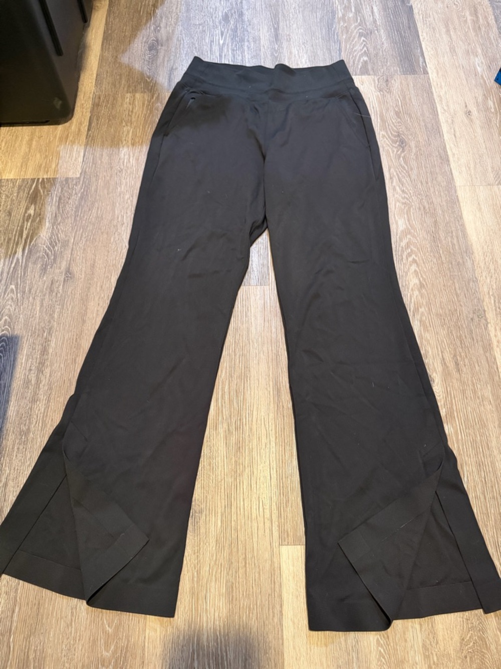 Athleta Black Boot-Cut Flare Pants
